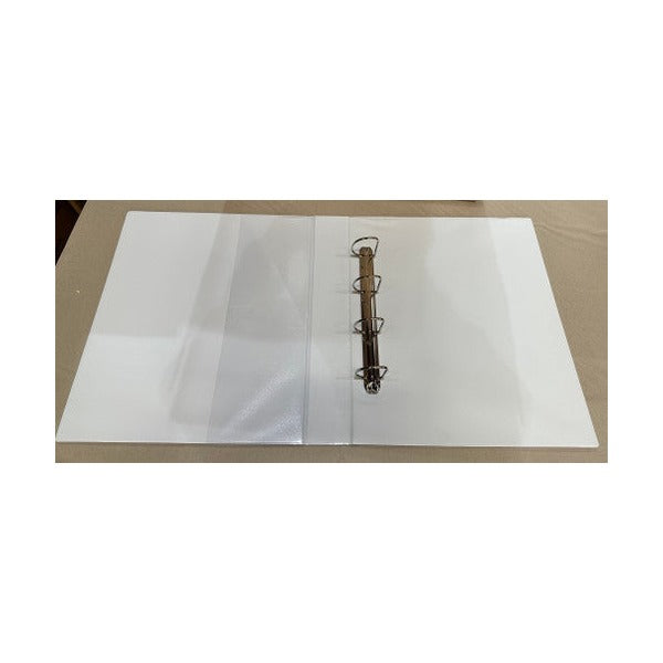 Marbig Clearview Insert Binder 50mm 4D A3 Portrait White