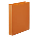 Marbig Clearview Insert Binder 50mm 4D A4 Orange Pack of 12
