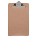 Marbig Clipboard Masonite Large Clip Foolscap Brown