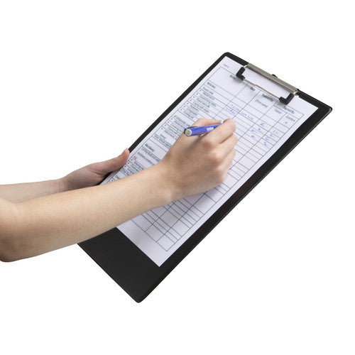 Marbig Clipboard Polyethylene Foolscap Black