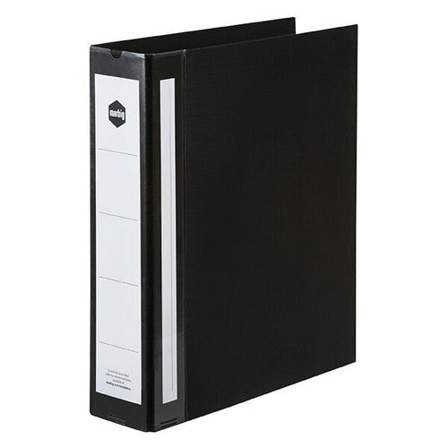 Marbig Ring Binder Deluxe 50mm 2D Polyethylene A4 Black