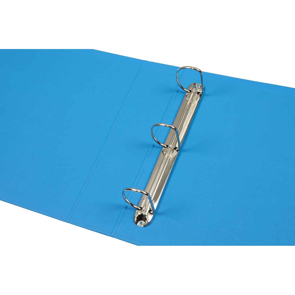 Marbig Deluxe Ring Binder A4 50mm 3D PE Blue Box 12