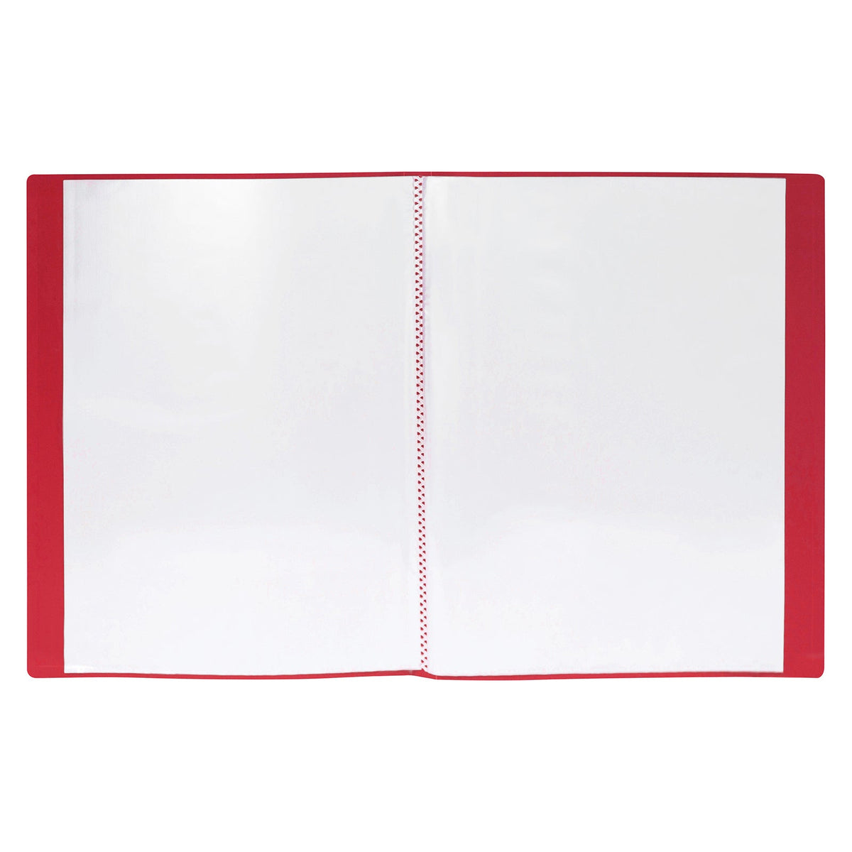 Marbig Non Refillable Display Book 20 Pocket A4 Red Pack of 10