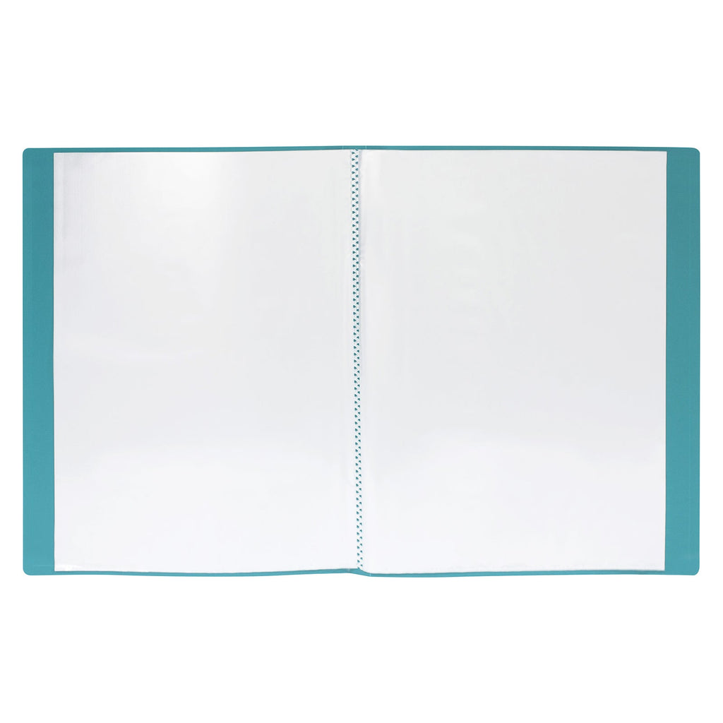 Marbig Non Refillable Display Book 20 Pocket A4 Green Pack of 10