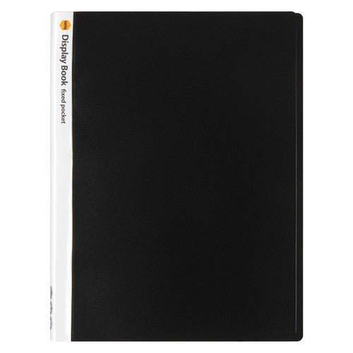 Marbig Non Refillable Display Book 40 Pocket Black Box of 10