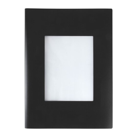 Marbig Non Refillable Display Book 20 Pocket A3 with Frame Black
