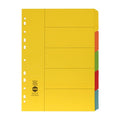 Marbig Indices and Dividers 5 Tab Manilla A4 Brights