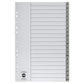 Marbig Indices and Dividers A-Z Tab PP Foolscap Grey