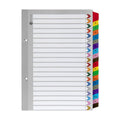 Marbig Indices and Dividers A-Z Tab Reinforced A5 Multi Colour