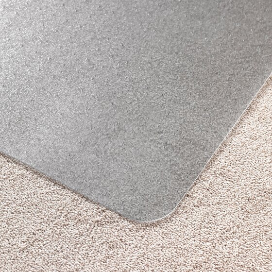 Marbig Duramat Chairmat Large With Keyhole 114 x 134cm Clear