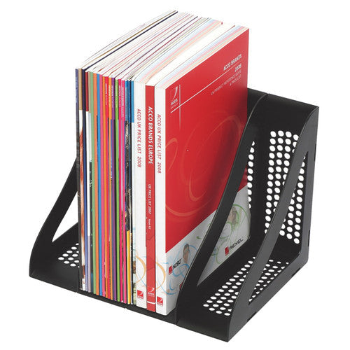 Marbig Enviro Modular Book Rack Black Pack of 4