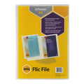Marbig Flic File Display Book Insert Cover 20 Pocket A4 Clear