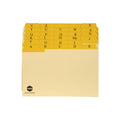 Marbig Guide Card A to Z and 1 to 31 Tab Manilla 8x5 Buff