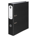 Marbig Lever Arch File Paper Spine Foolscap Black Box of 10