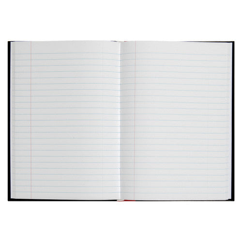 Marbig Notebook A5 200 Page Red Black
