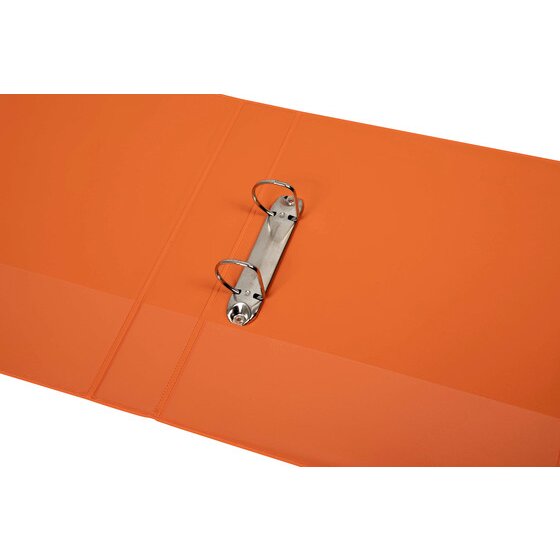 Marbig Clearview Insert Binder 38mm 2D A4 Orange Pack of 12