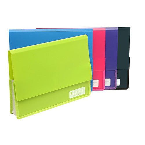 Marbig Polypick Document Wallet Heavy Duty A4 Purple