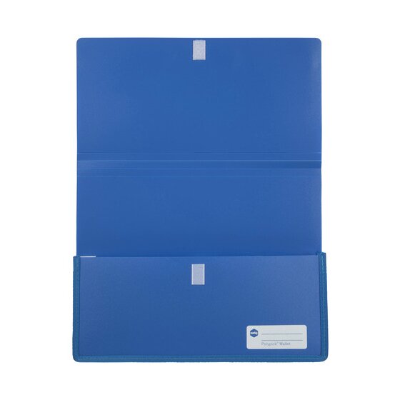 Marbig Polypick Document Wallet Heavy Duty A4 Blue