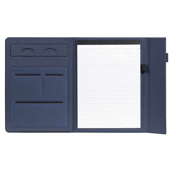 Marbig Professional Compendium A4 with Phone Stand Navy Blue