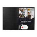 Marbig Professional Series A4 Presentation Folder Leathergrain Black Pack of 20