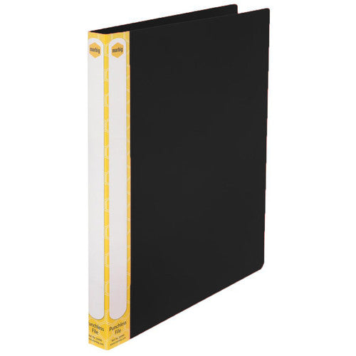 Marbig Punchless File A4 Black