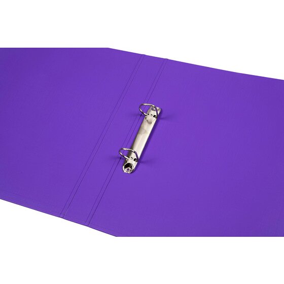 Marbig Ring Binder 25mm 2D Polyethylene A4 Purple Box of 6