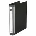 Marbig Ring Binder Deluxe 25mm 2D Polyethylene A4 Black Box of 20