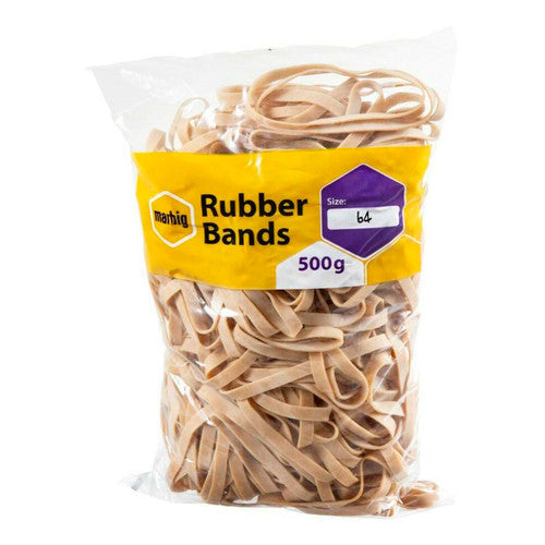 Marbig Rubber Bands Size 64 500g Carton of 5