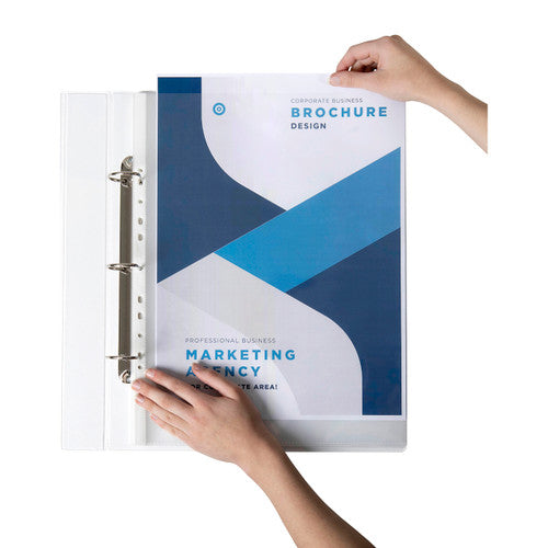 Marbig Sheet Protectors Heavyweight A3 Portrait Clear Pack of 25