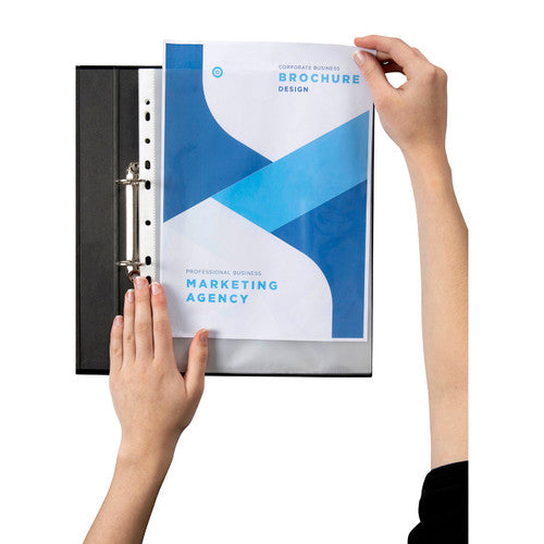 Marbig Sheet Protectors Heavyweight A4 Clear Pack of 100