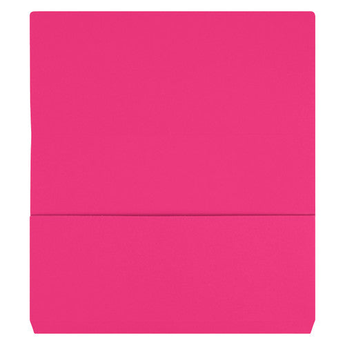 Marbig Slimpick Document Wallet Foolscap Pink Box of 50