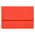 Marbig Slimpick Document Wallet Foolscap Red Box of 50