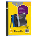 Marbig Spine Clamp File A4 Blue Box of 24