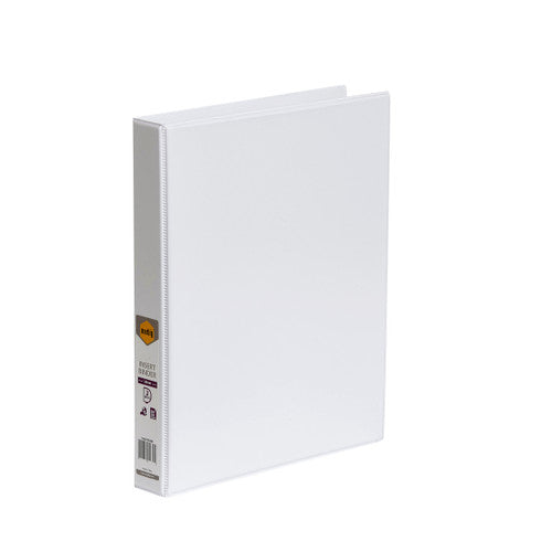Marbig Clearview Insert Binder 25mm 2D A4 White