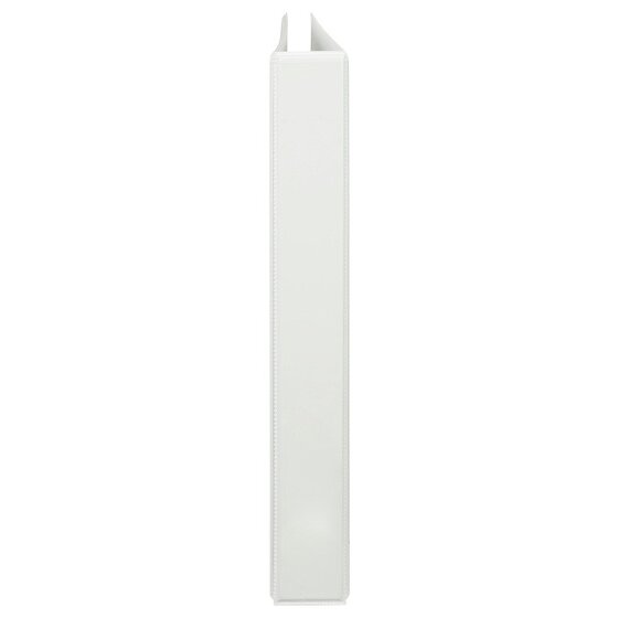 Marbig Clearview Insert Binder 25mm 4D A4 White Carton of 20