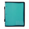 Marbig Zipper Binder with Handle 25mm 3O Ring Green Pack of 10