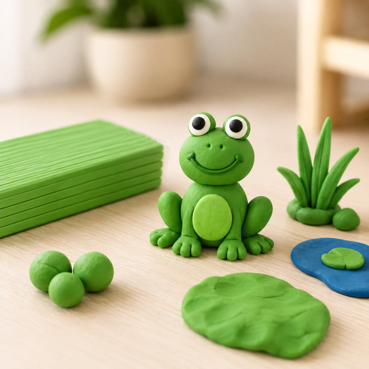 Modelling Clay 500g Green