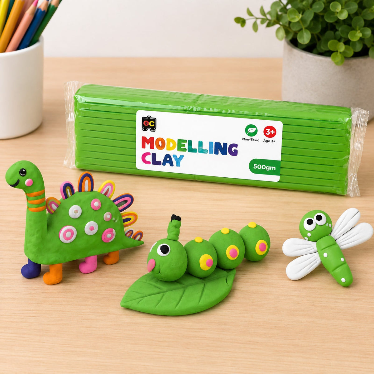 Modelling Clay 500g Green
