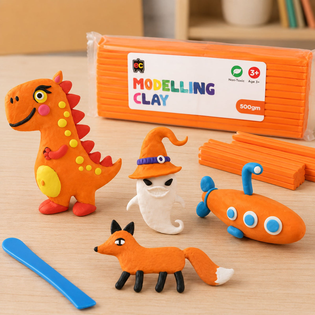 Modelling Clay 500g Orange