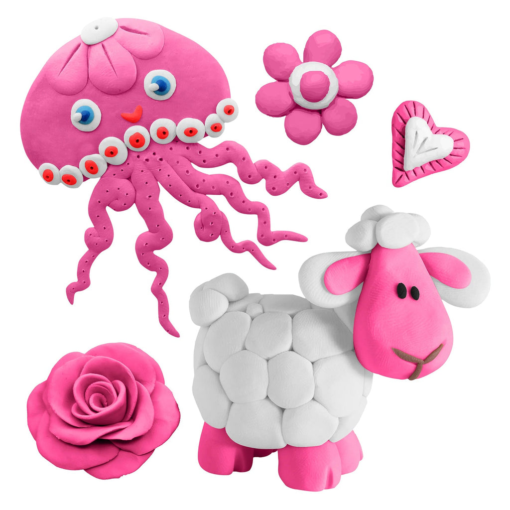 Modelling Clay 500g Pink