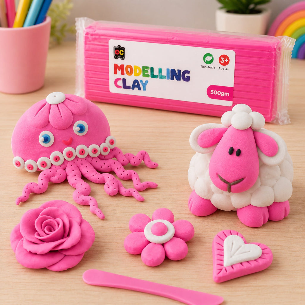 Modelling Clay 500g Pink