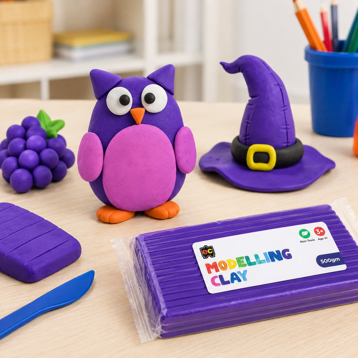 Modelling Clay 500g Purple