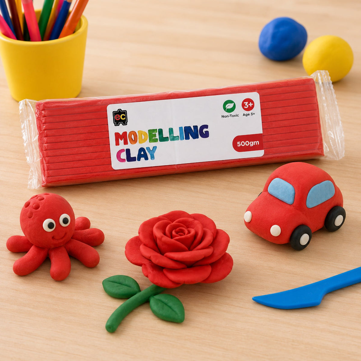 Modelling Clay 500g Red