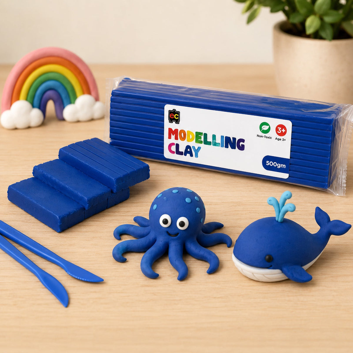 Modelling Clay 500g Dark Blue