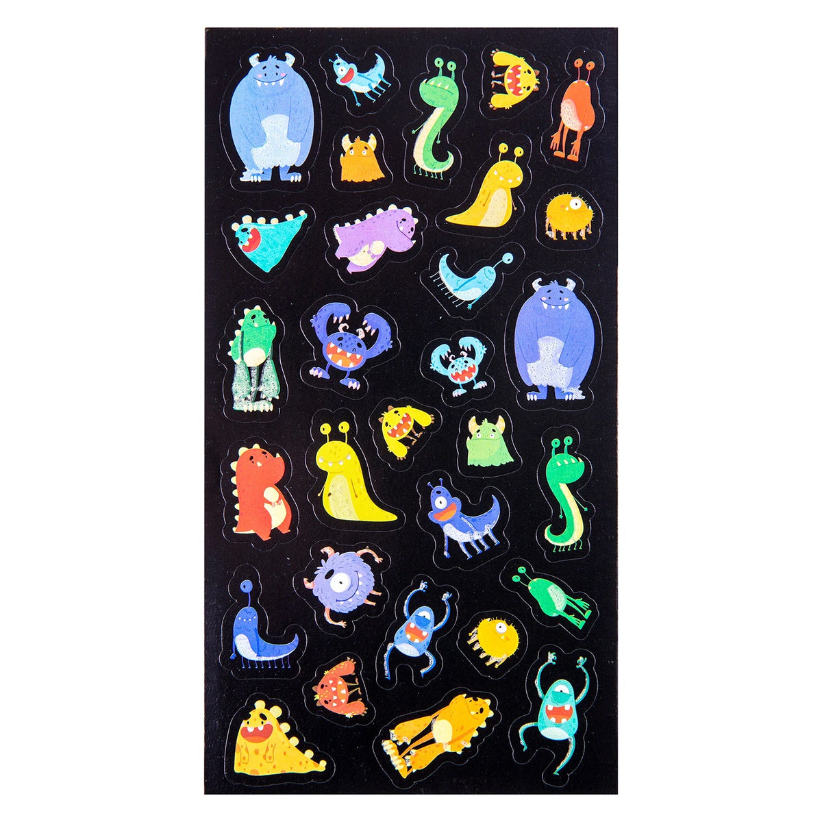Monster Mayhem Glow Sticker Set of 30