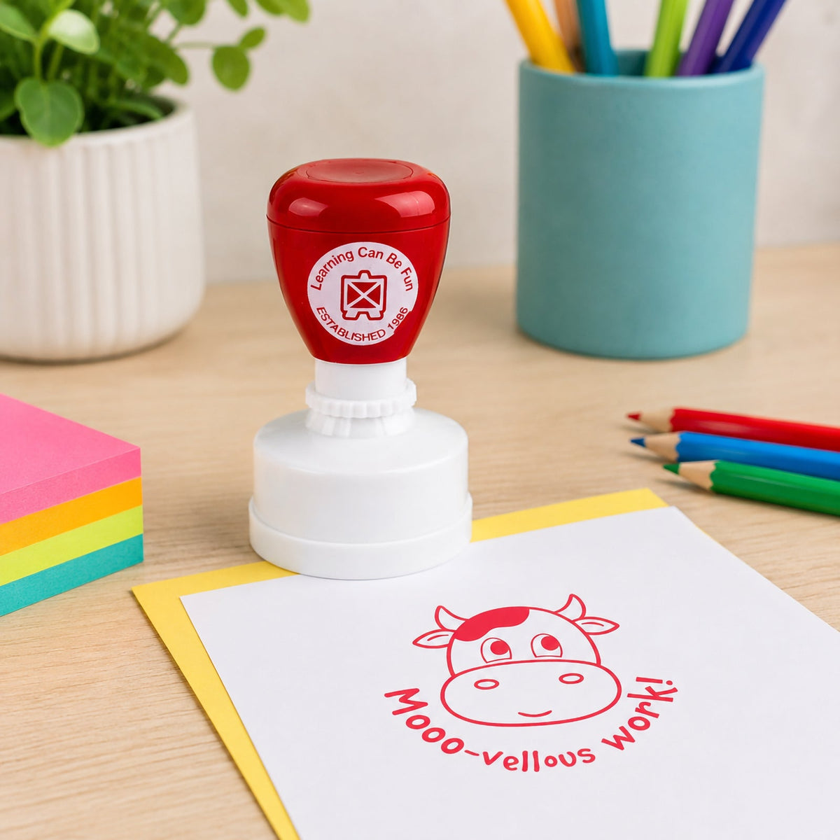 Mooo-vellous Work Merit Stamp