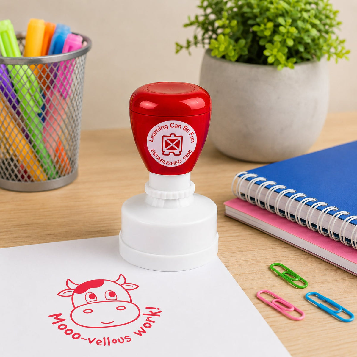 Mooo-vellous Work Merit Stamp