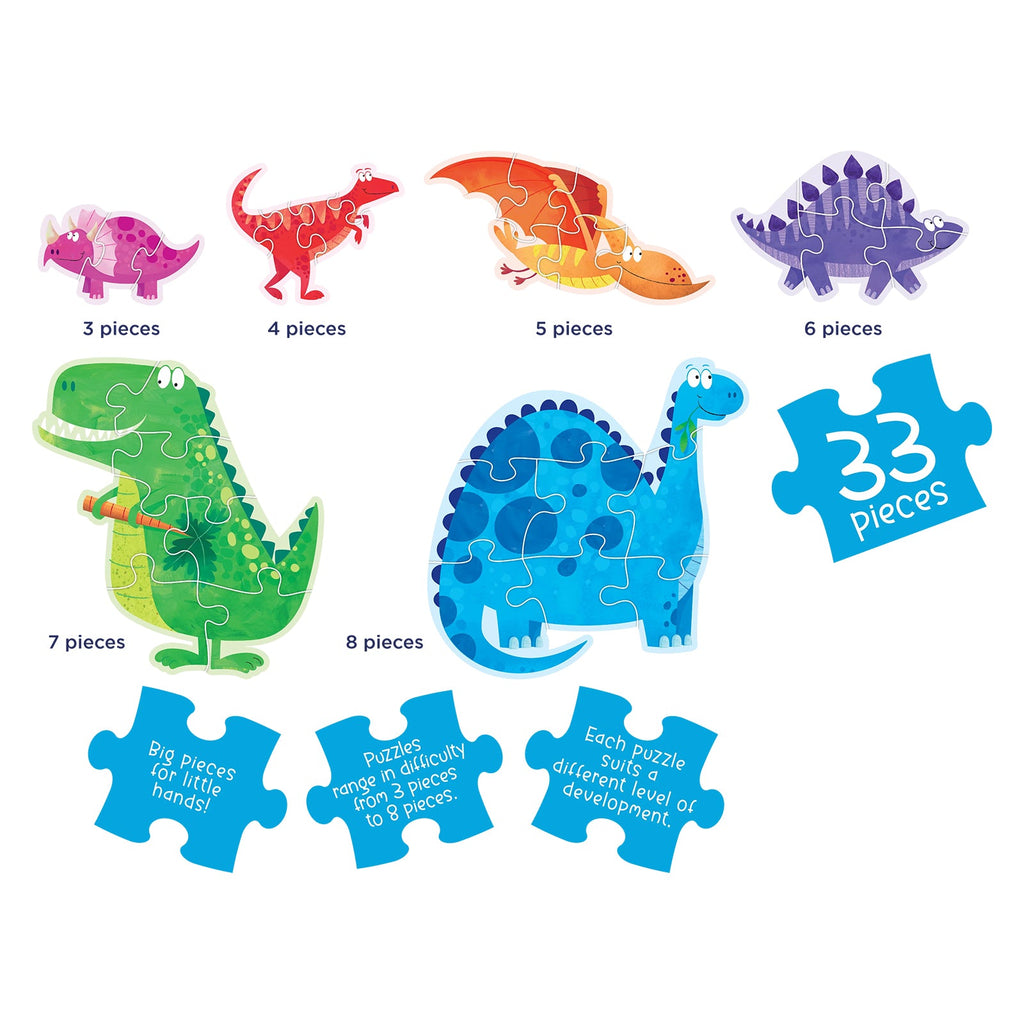 My First Puzzles: Dino Friends