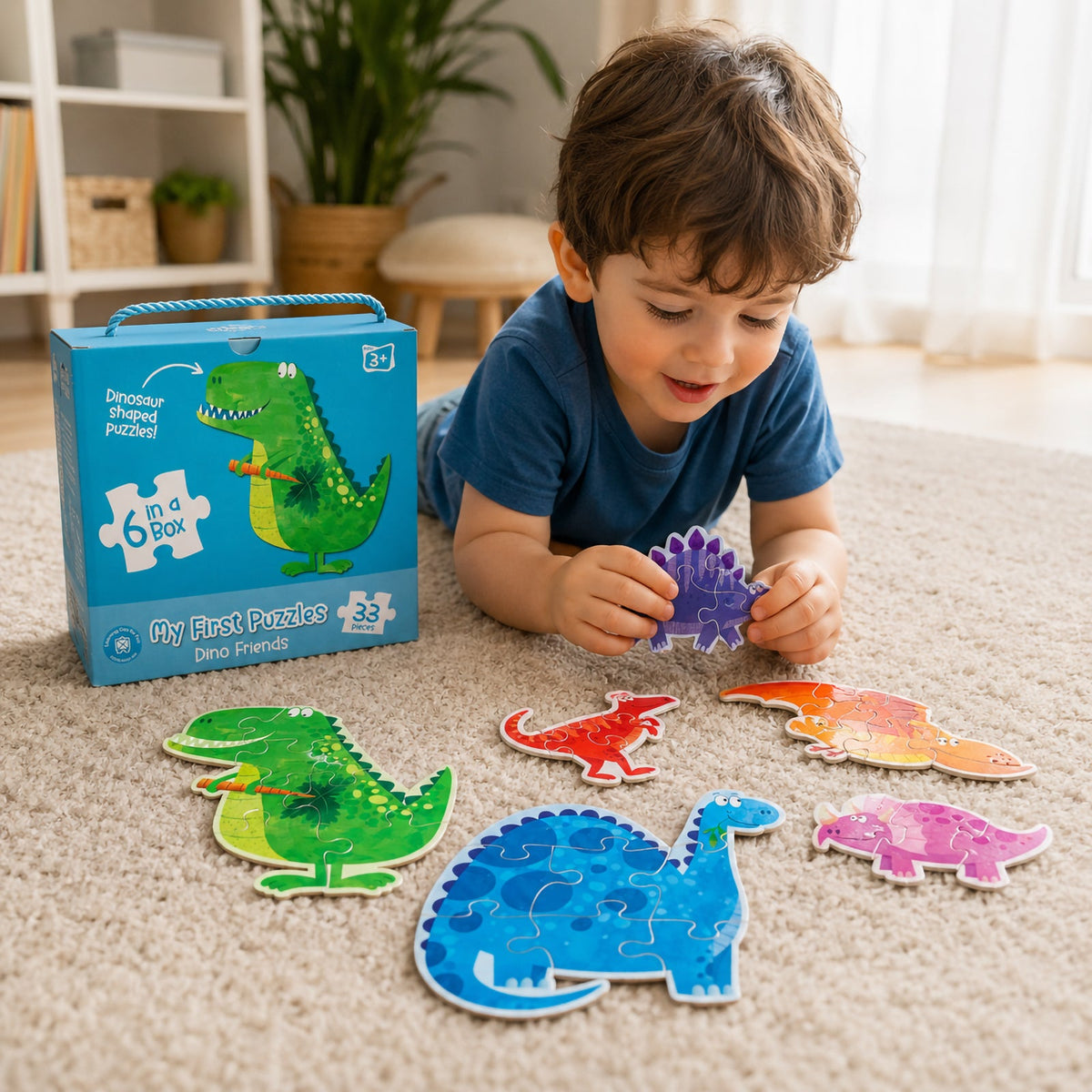 My First Puzzles: Dino Friends