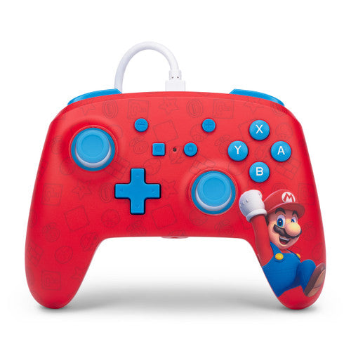 PowerA Enhanced Wired Controller for Nintendo Switch Woo Hoo Mario